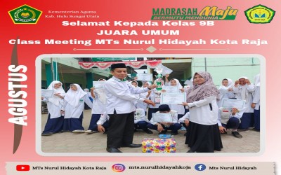 Pelaksanaan Classmeeting dalam rangka Memeriahkan HUT RI Ke 79
