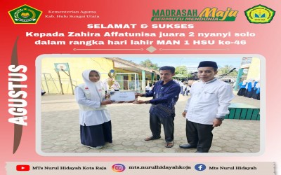 Kejuaraan Menyanyi Solo HARLAH MAN 1 Hulu Sungai Utara